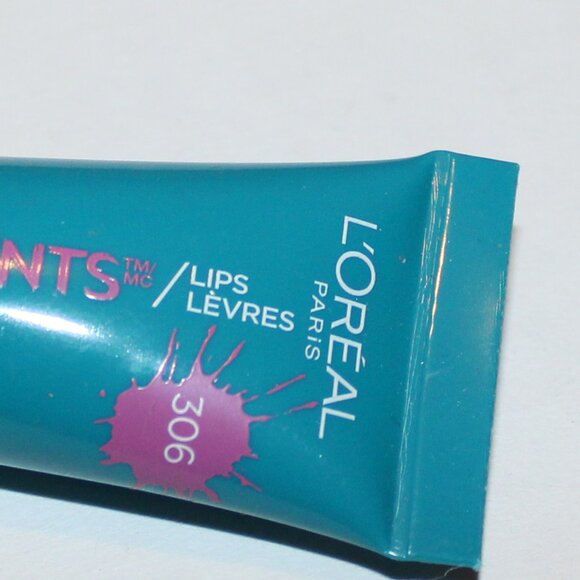 L'oreal Infallible Paints Lips 306 Domineering Teal Lip Color Paint .27 oz Tube - Picture 6 of 9